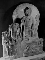 Panel with multiple Buddhas