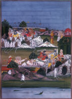 Angada etc. leading Bibhisana towards Rama — Calisphere
