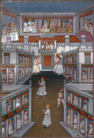 Sumantra relating Rama's message to Dasharatha — Calisphere