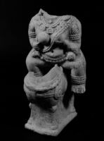 Female figure placed on caparisoned horseback — Calisphere
