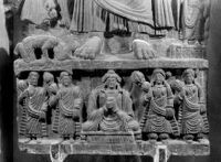 Bas-relief fragment depicting Dipankara jataka