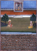 Hanumana sitting before Tulsidas — Calisphere