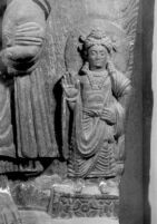 Bas-relief fragment depicting Dipankara jataka