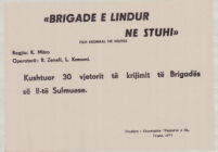 Brigadë e lindur në stuhi