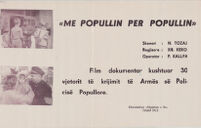 Për popullin, me popullin