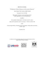 Protocol Book: "The Registration Collections Management and Documentation Department"