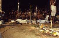 Theyyam festival - Pulluvan Sarpam thullal ritual enactment ...
