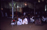 Sarpam Thullal Pulluvan Serpent Ritual - families seated at the edge of ...