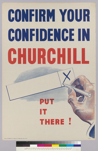 Confirm your confidence in Churchill: Put it there!