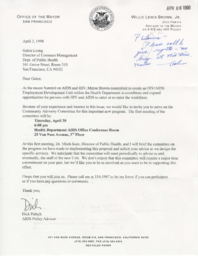 Community Advisory Committee invitation letter — Calisphere