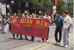Pacific Center's Gay Asian Men contingent in the San Francisco Pride Parade