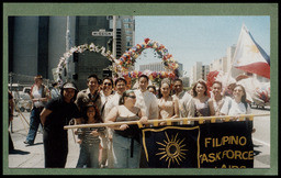 Filipino Task Force on AIDS contingent at San Francisco Pride