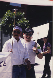 Gay Asian Pacific Alliance contingent for the 1991 San Francisco Pride parade [02]