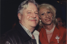 Donna Sachet and Armistead Maupin at the 2004 Mr. February Bare Chest Calendar contest