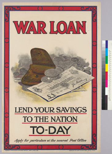 War Loan: Lend your Savings to the nation to-day