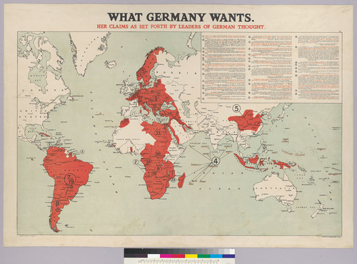 What Germany wants: Her claims as set forth by leaders of German thought
