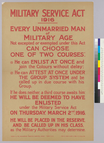 Military Service Act 1916