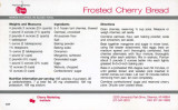Frosted cherry bread