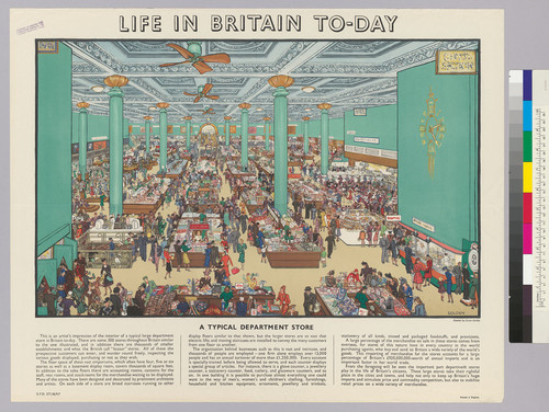 Life in Britain To-day [Shopping scene]