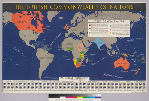 The British Commonwealth Of Nations: principal products