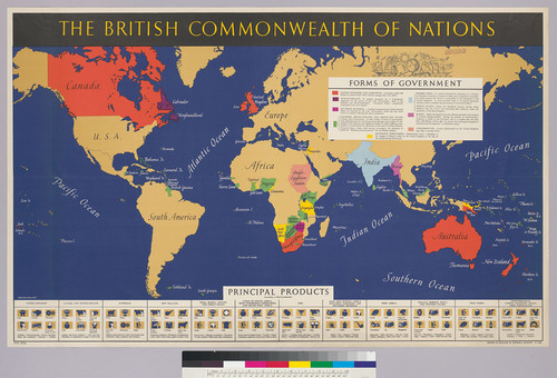 The British Commonwealth Of Nations: principal products