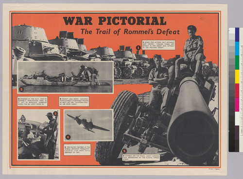 War pictorial: The trail of Rommel's defeat