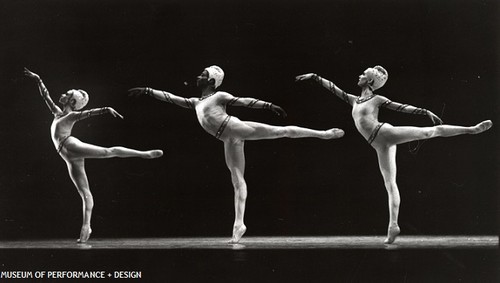 Tiffany Heft, Pascale Leroy, and Christopher Boatwright in Ashton's Monotones I and II, circa 1980s