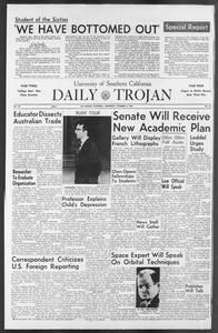 Daily Trojan, Vol. 54, No. 47, December 05, 1962