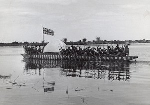 Departure of the Nalikwanda (royal barge)