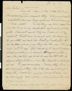 Henry Blake Fuller, letter, 1899-09-30, to Hamlin Garland