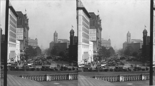 Penn. [Pennsylvania] Ave. from the treasury - Wash., D.C. I suggest using this one because it shows at extreme left foreground the new "Washington Hotel". [Brigandi]