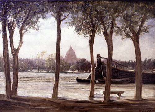 The Flood of 1870; The Tiber at Flood, Rome