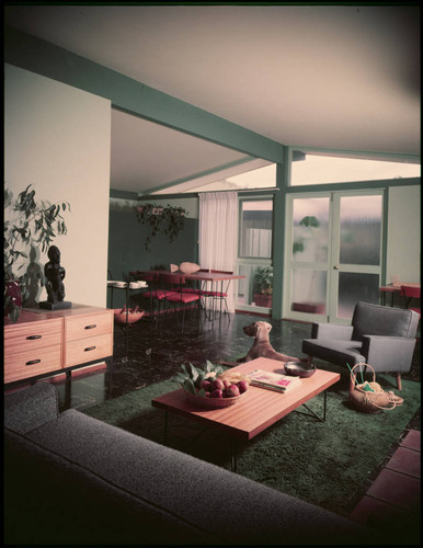 Model house. Living room