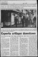Experts critique downtown