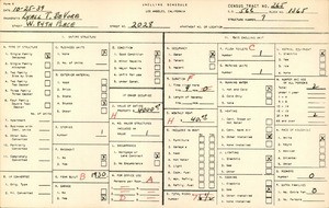 WPA household census for 2028 WEST 84TH PLACE, Los Angeles County