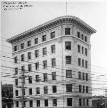 Peoples Bank, S. W. corner of 8th and J streets