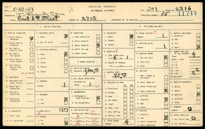 WPA household census for 2713 EAST SIXTH STREET, Los Angeles