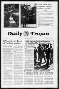 Daily Trojan, Vol. 68, No. 112, April 20, 1976