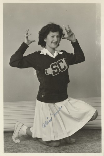 Cheerleader Alice Mae Crump