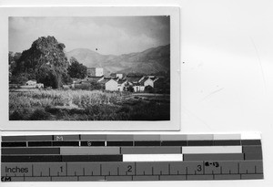 Catholic village at Yunfu, China,1936