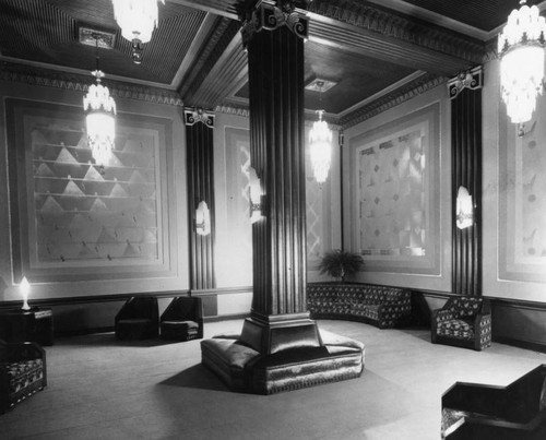 Interior lounge, Pantages Theatre