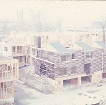 View showing the construction of Governor's Square Apartment complex at 1451 3rd Street