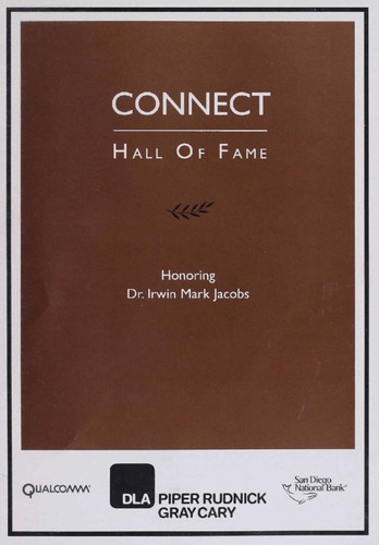 CONNECT Hall of Fame: Honoring Dr. Irwin Mark Jacobs: program