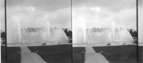 Rainbow Fountain at the Lincoln Memorial. Wash., D.C
