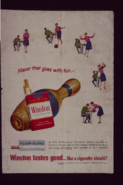 Flavor that goes with fun…Winston tastes good…like a cigarette should!