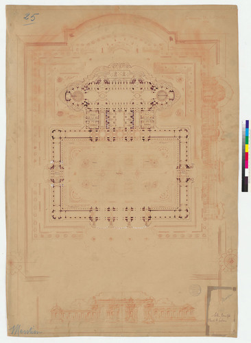 Palais de l'Enfance floor plan and elevation