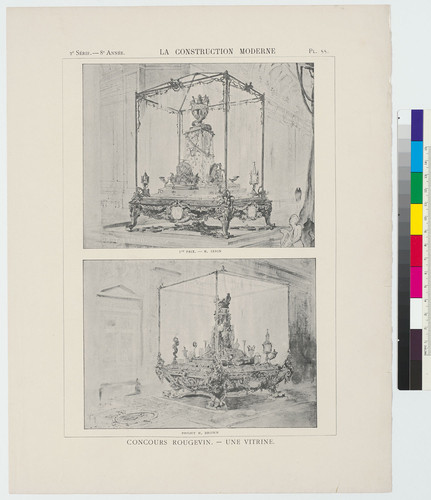 Concours Rougevin, Une Vitrine (Le Construction Modern, plate 55)