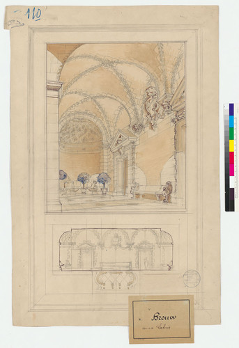 Interior of a Loggia (with color)