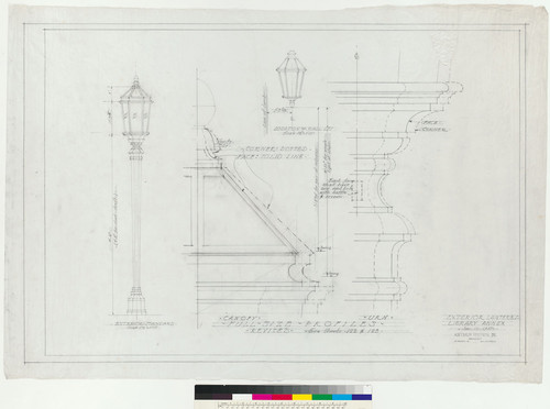 Exterior Lanterns, Library Annex [Doe Annex, UC Berkeley]