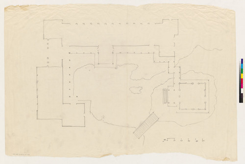 Japan Pavilion ground plan, Golden Gate International Exposition, San Francisco